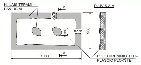 KREISEL 220 tepimo schema ant EPS plokštės
