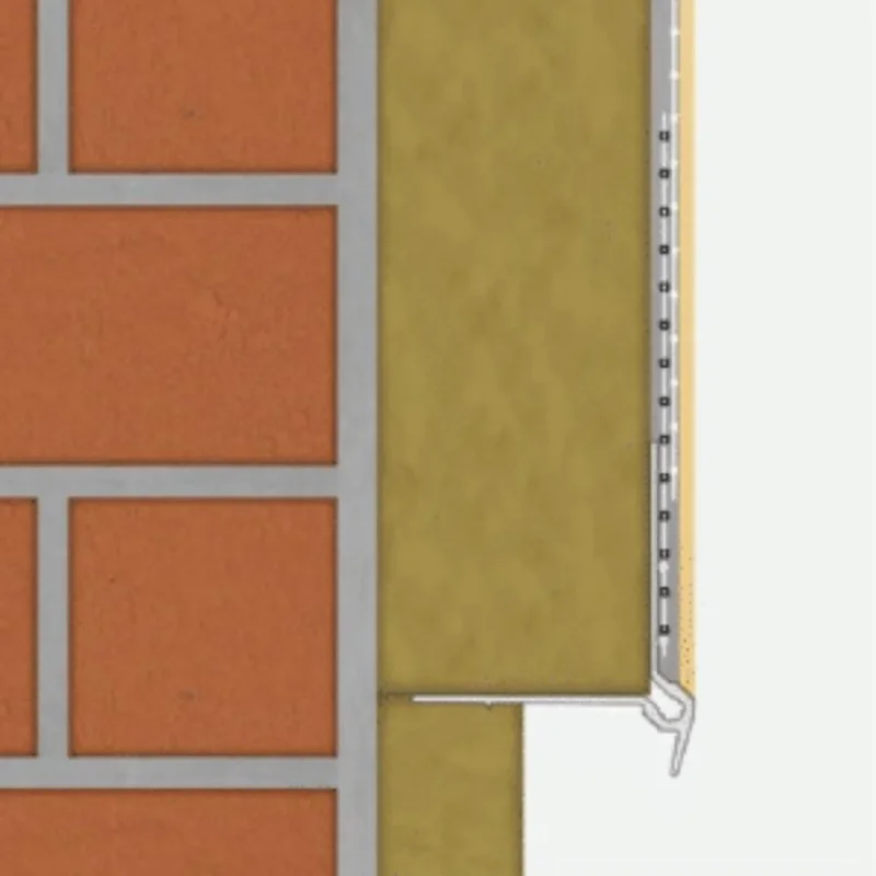 Cokolinis perimetrinis profilis fasadui