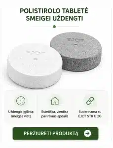 EJOT termoizoliacinė tabletė Termoizoliacinė tabletė įgilintam smeigės montavimui