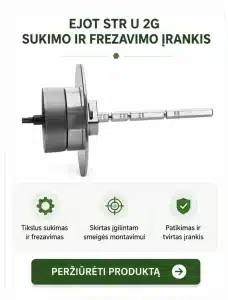 EJOT STR Tool 2G STR Tool 2G montavimo įrankis įgilintam montavimui